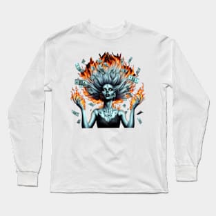 Money to burn Long Sleeve T-Shirt